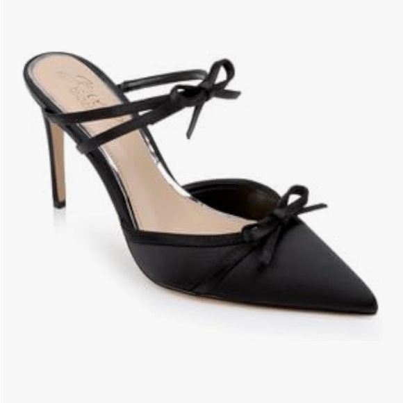 Jewel Badgley Mischka Black Heels - Picture 3 of 8